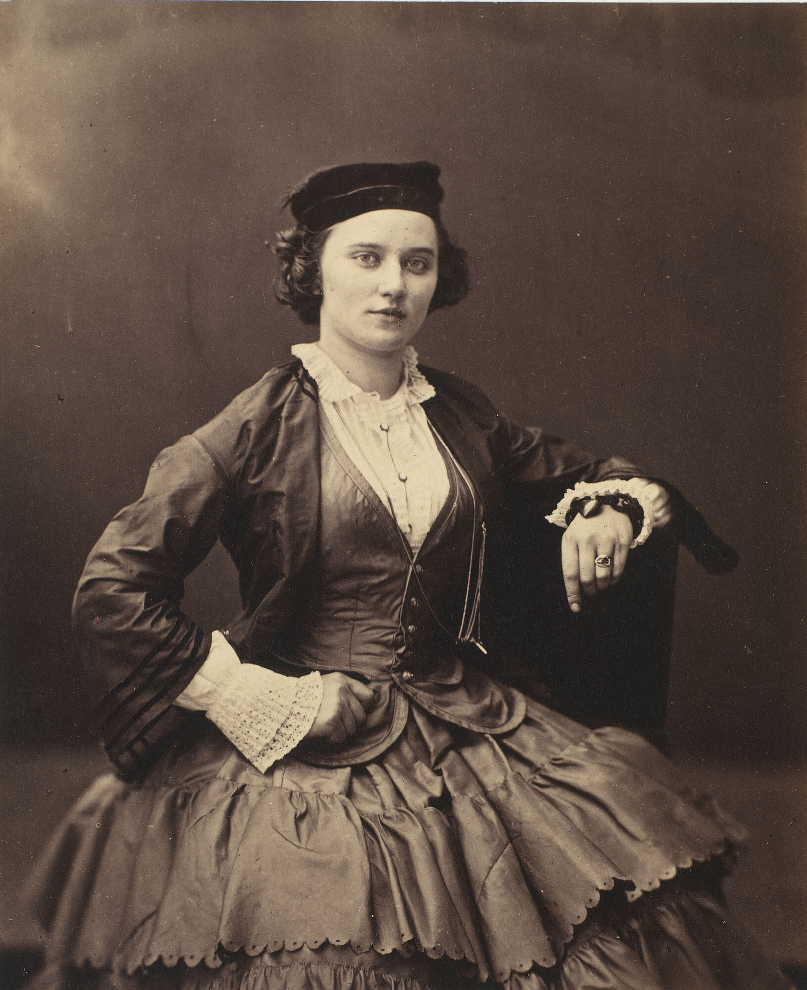 Польская дама, 1855. Фотографы Доламор и Буллок