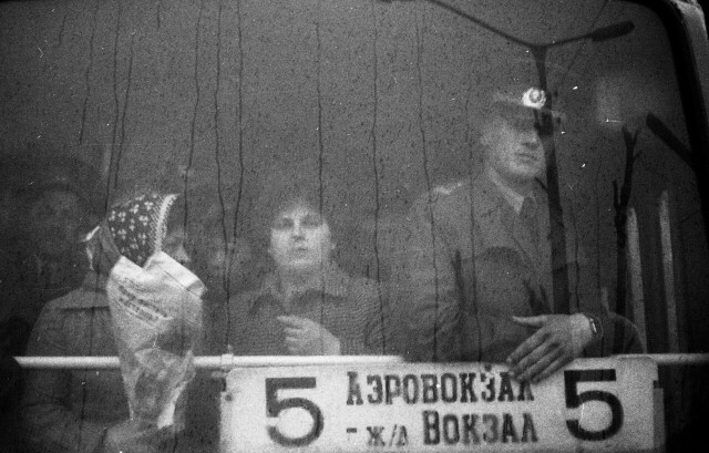 Автобус №5, Сыктывкар, 1980-е. Фотограф Сергей Зиновьев