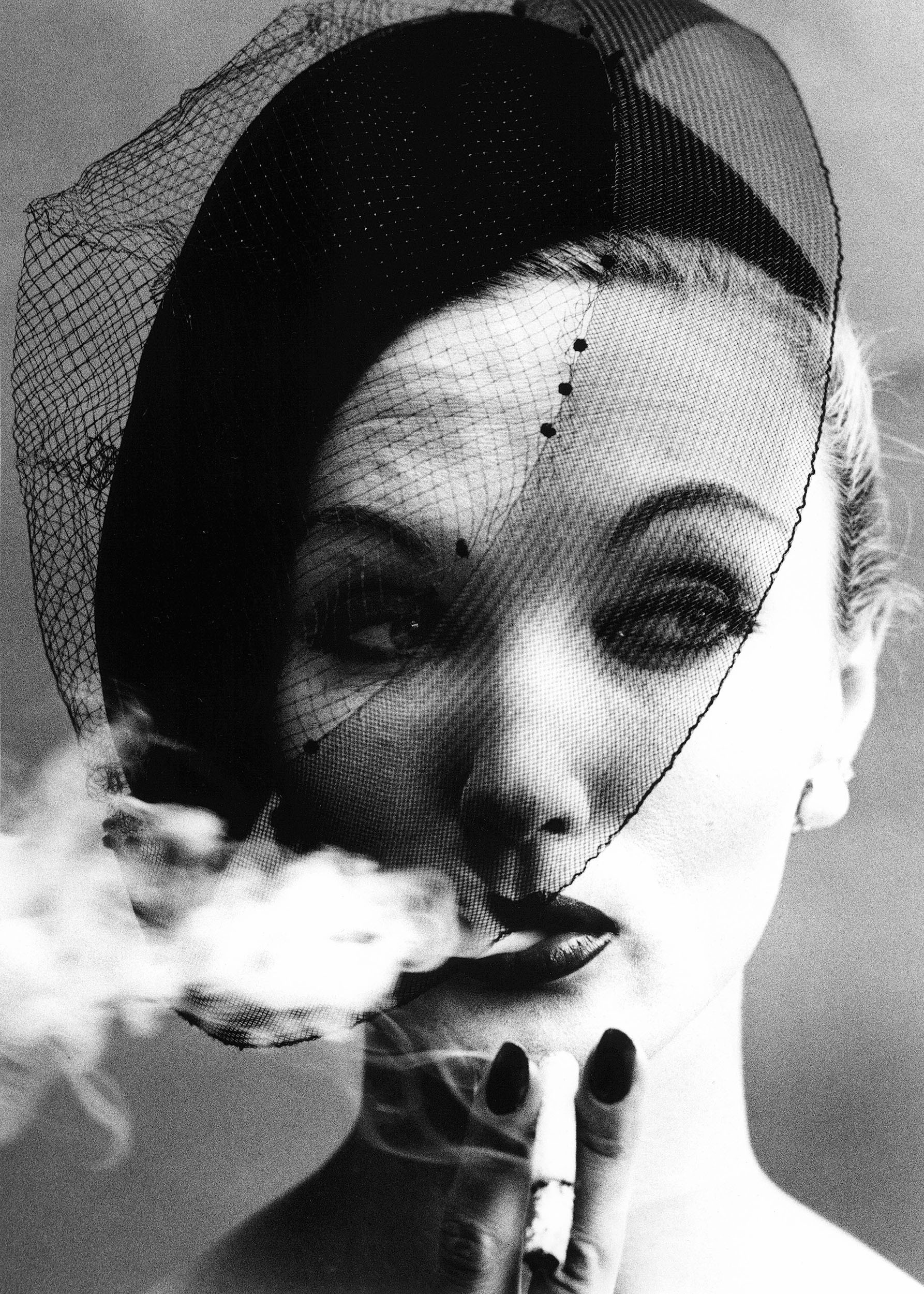 Для журнала Vogue, Париж, 1958. Фотограф Уильям Кляйн