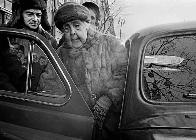 Александра Александровна Яблочкина, Москва, 1959 год. Фотограф Уильям Кляйн