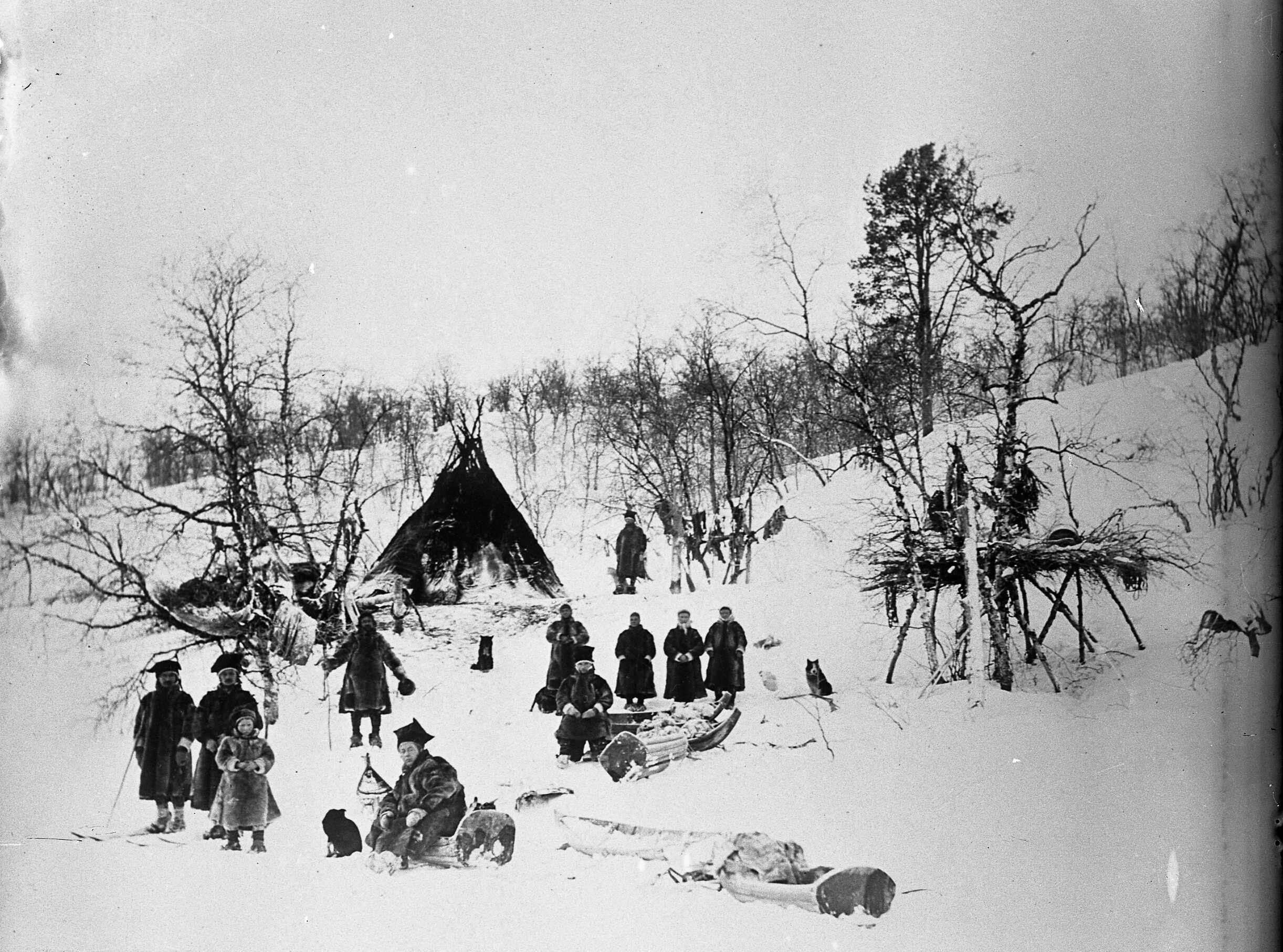 Финнмарк (Финмаркен), Норвегия, 1897. Фотограф Северин Ворм-Петерсен