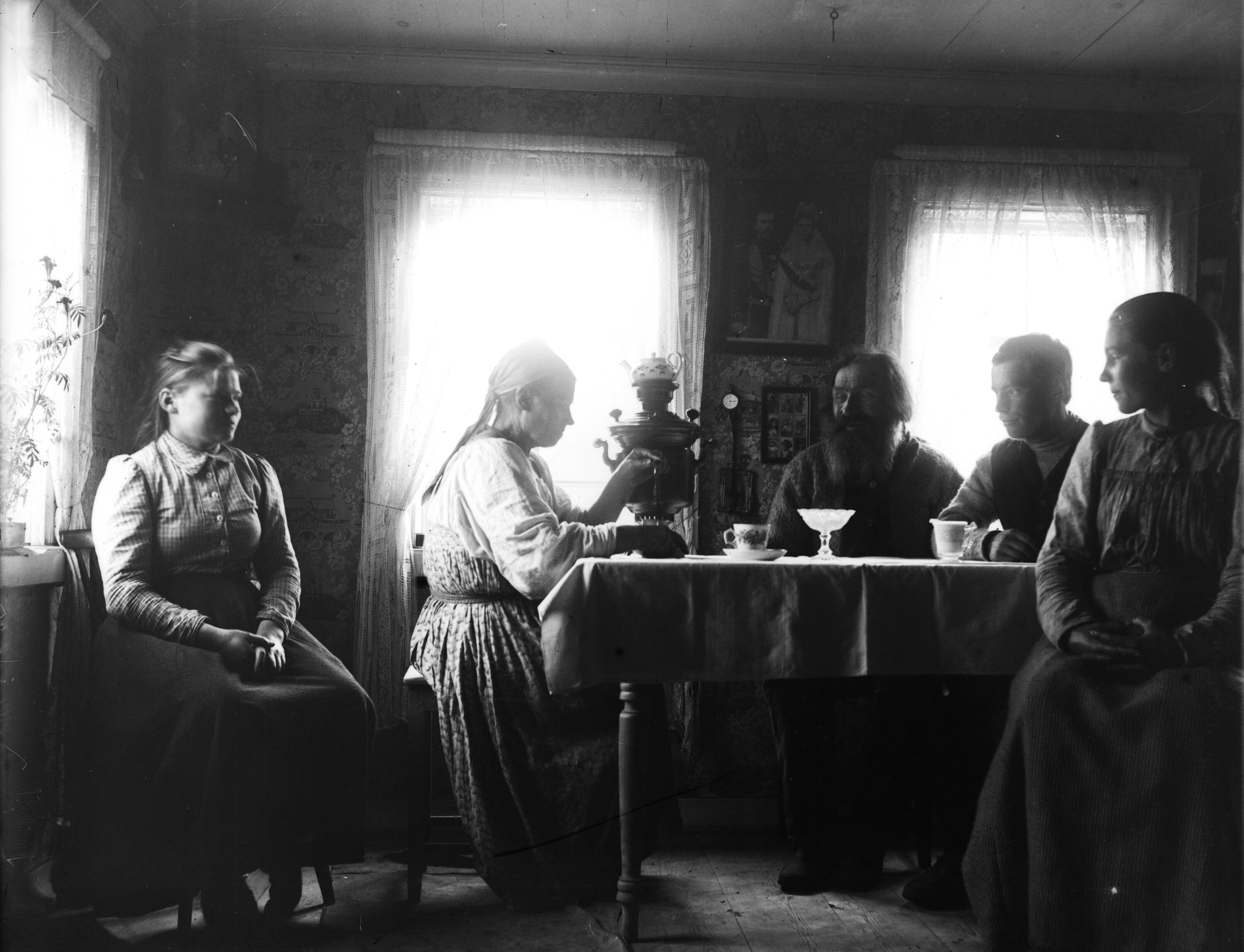 В Борисоглебском приходе, Россия, 1900–1910. Фотограф Эллизиф Ранвейг Вессель