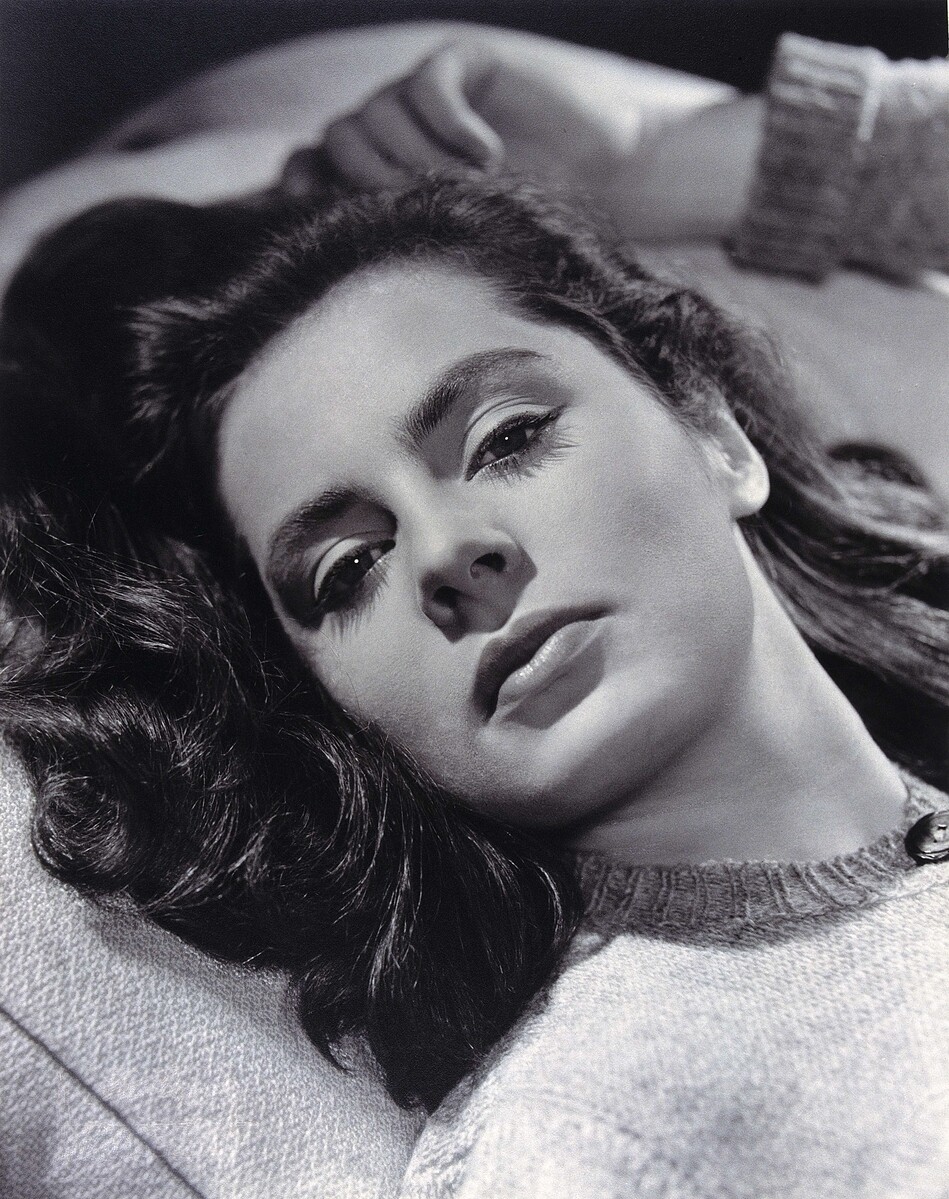 Портрет шведской актрисы Вивеки Линдфорс, 1940-е. Фотограф Керстин Бернхард