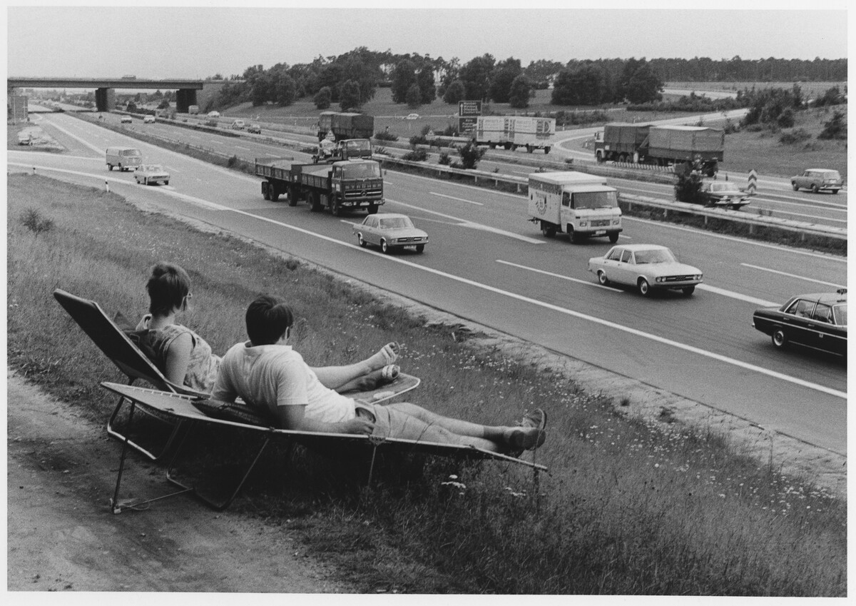 Автобан, Западная Германия, 1972. Фотограф Ганс Мальмберг