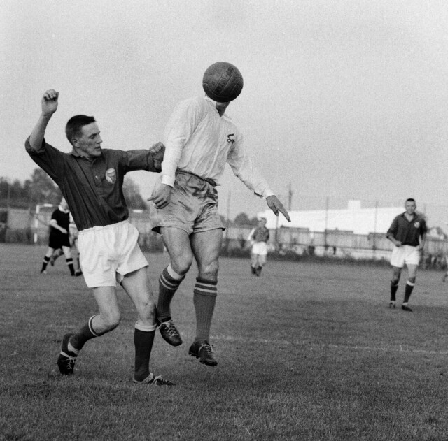 Принятие мяча. Швеция, 1960. Фотограф Рольф Олсон