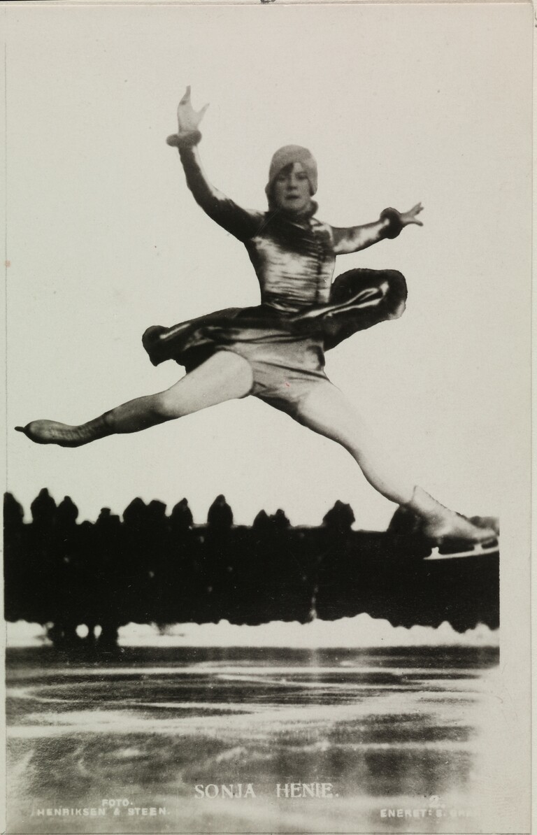 Норвежская фигуристка Соня Хени, ок. 1928
