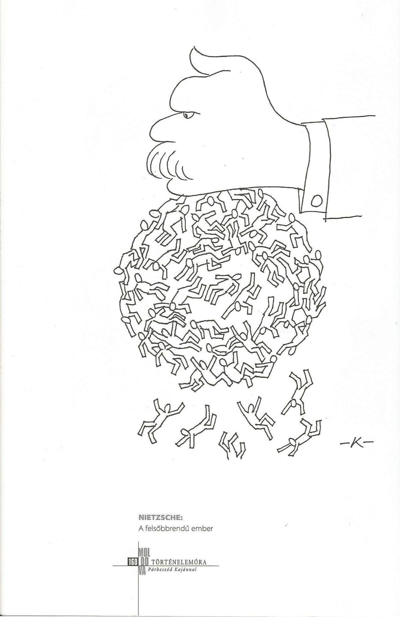 Сверхчеловек Ницше. Карикатурист Тибор Каян