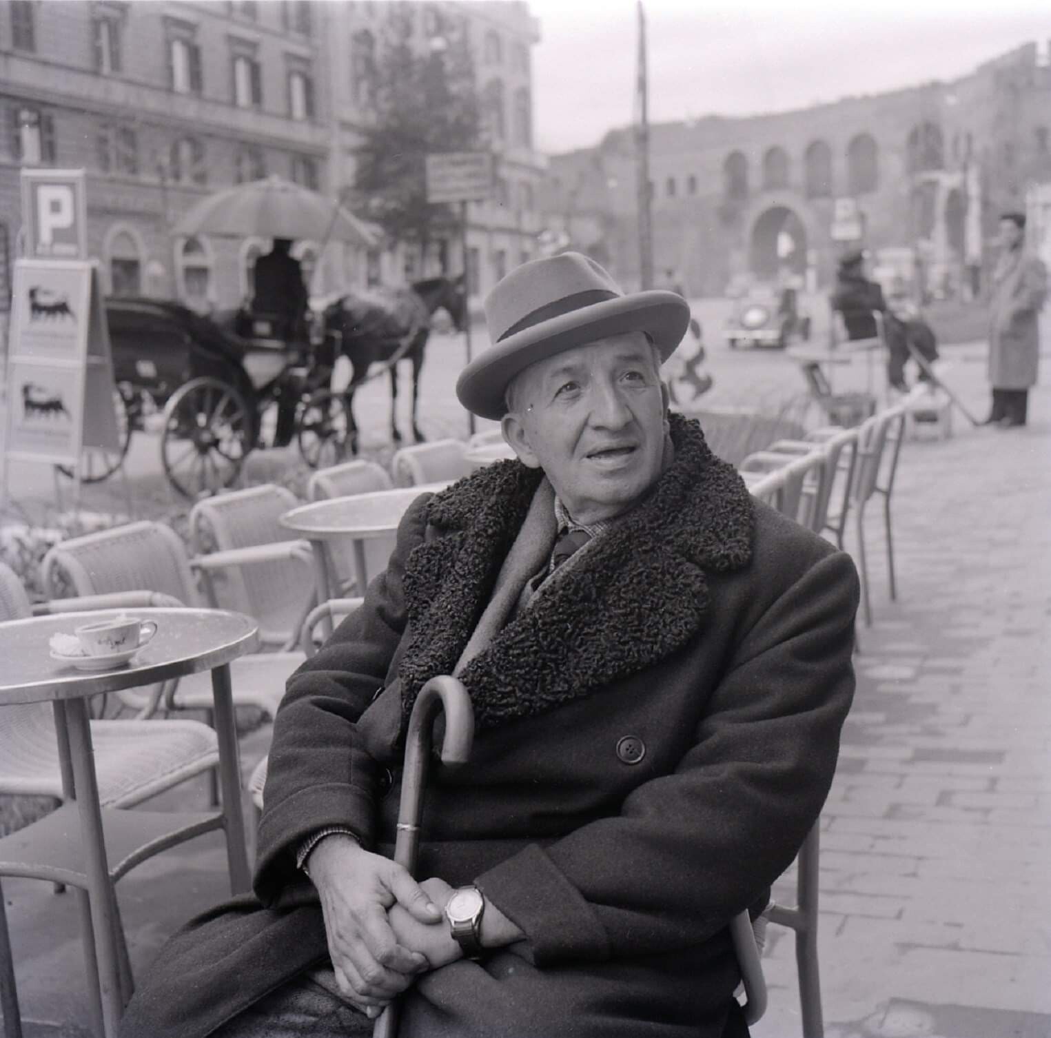 Поэт Винченцо Кардаллери, 1957 год. Фотограф Паоло Ди Паоло