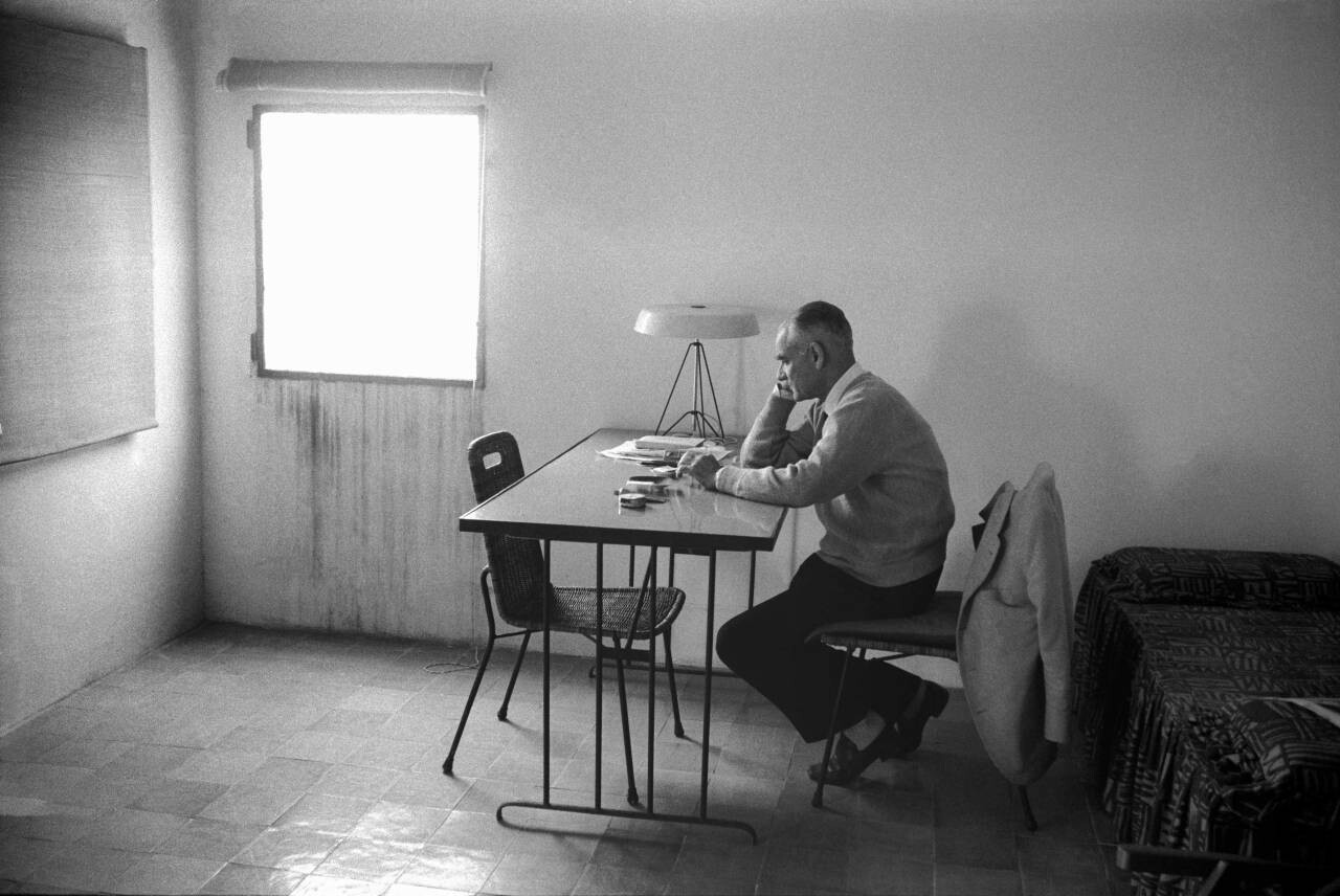 Альберто Моравиа, 1962 год. Фотограф Паоло Ди Паоло