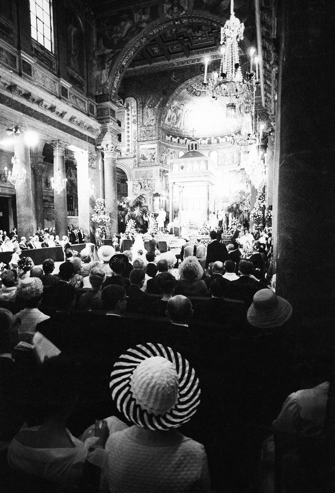 Свадьба Олимпии Торлонии, Рим, 1965 год. Фотограф Паоло Ди Паоло
