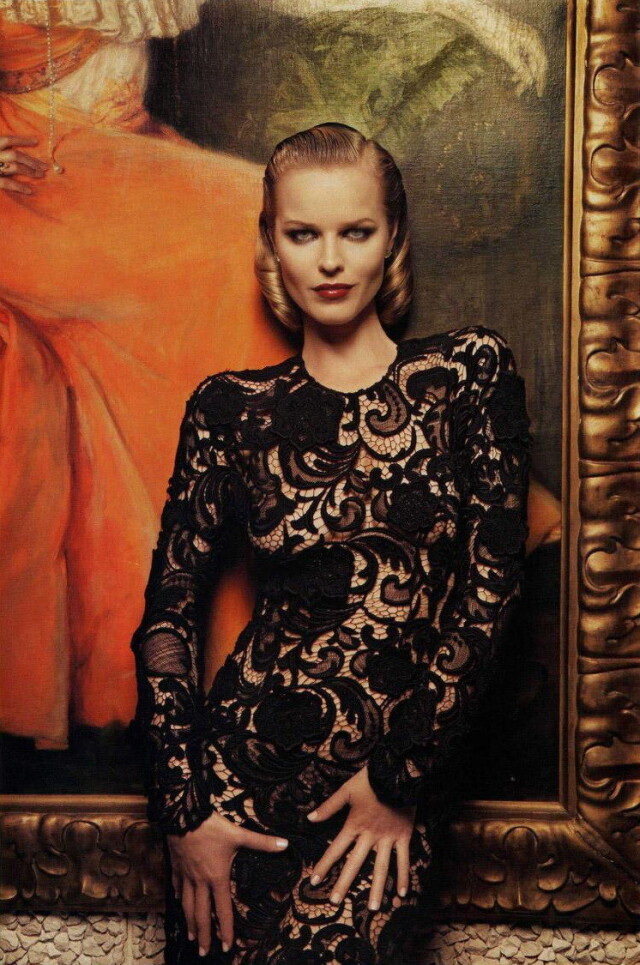 Ева Герцигова, Vogue Париж, 2008 год. Фотограф Марио Сорренти