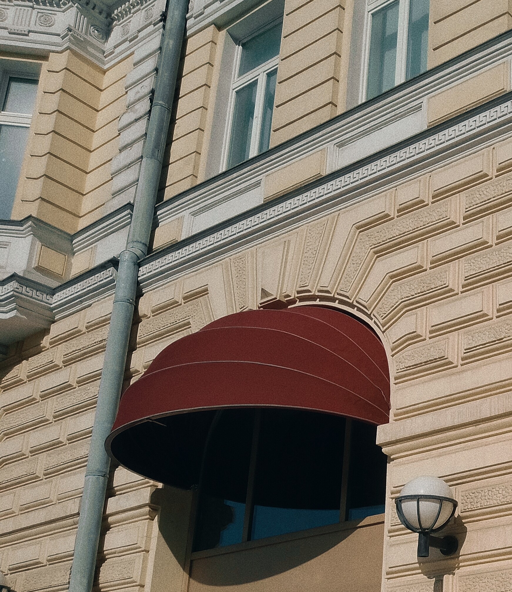 Architecture in details. Hotel "Balchug", Moscow, Russia. April, 2025 