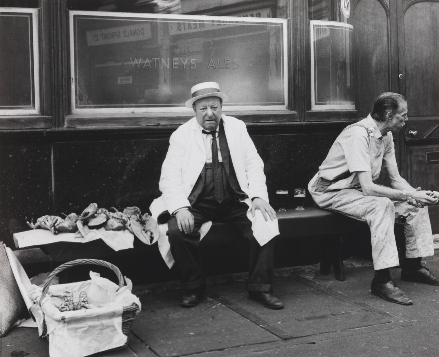 Биллингсгейтский рыбный рынок, Лондон, 1960-е годы. Фотограф Дороти Бом