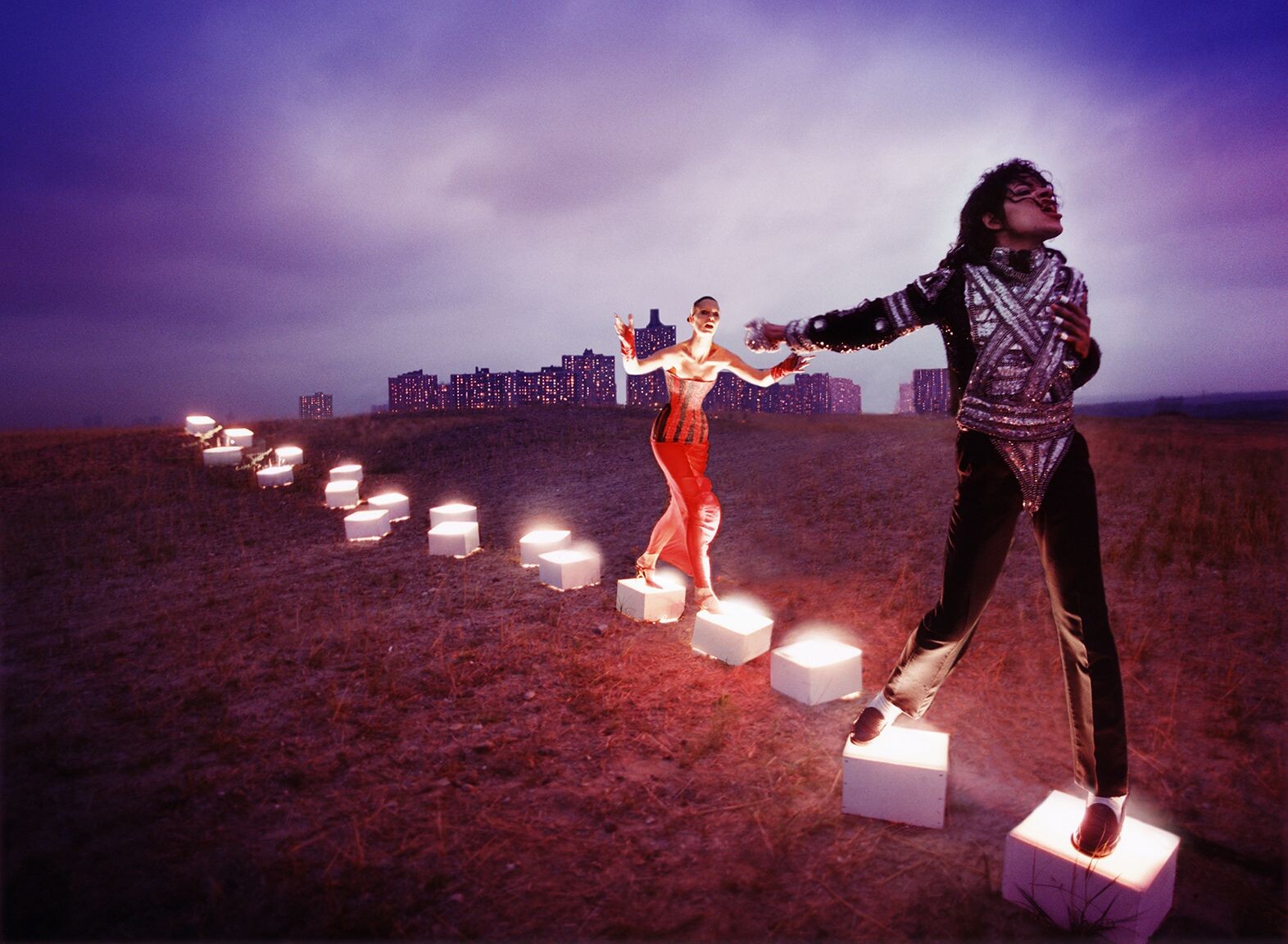 Освещающий путь. Майкл Джексон, 1998. Фотограф Дэвид Лашапель