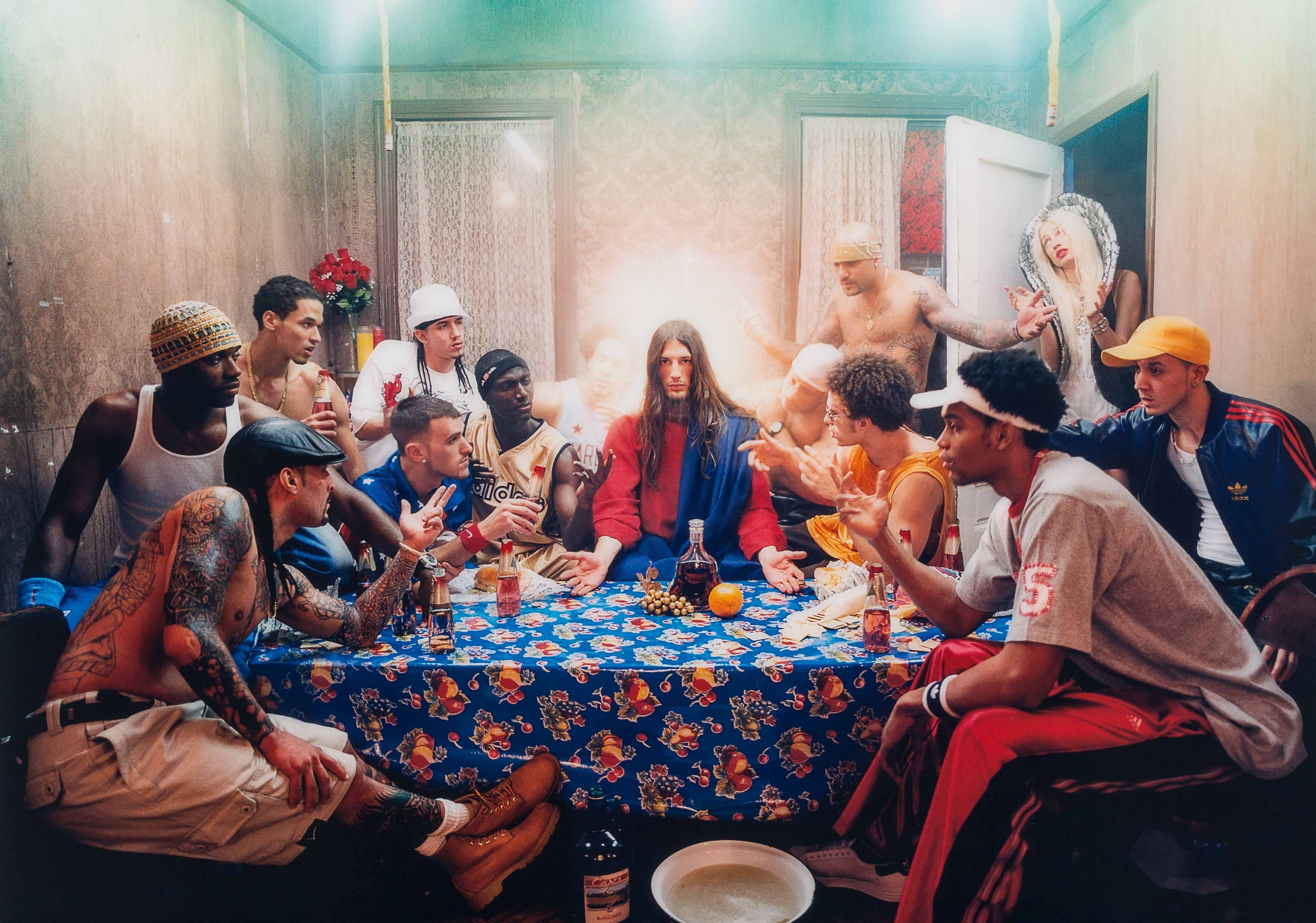 Тайная вечеря. Из серии «Иисус – мой кореш», 2003. Фотограф Дэвид Лашапель