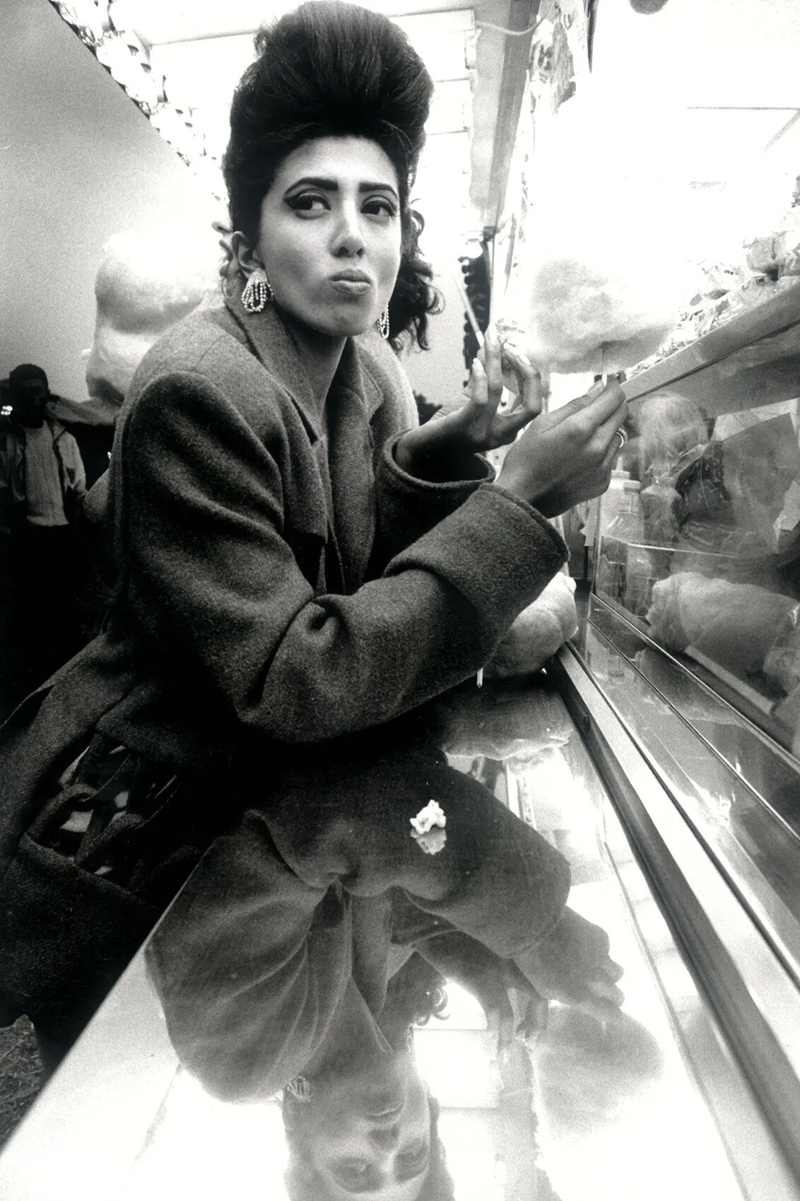 Модная фотосессия, 1991 год. Фотограф Элейн Константин