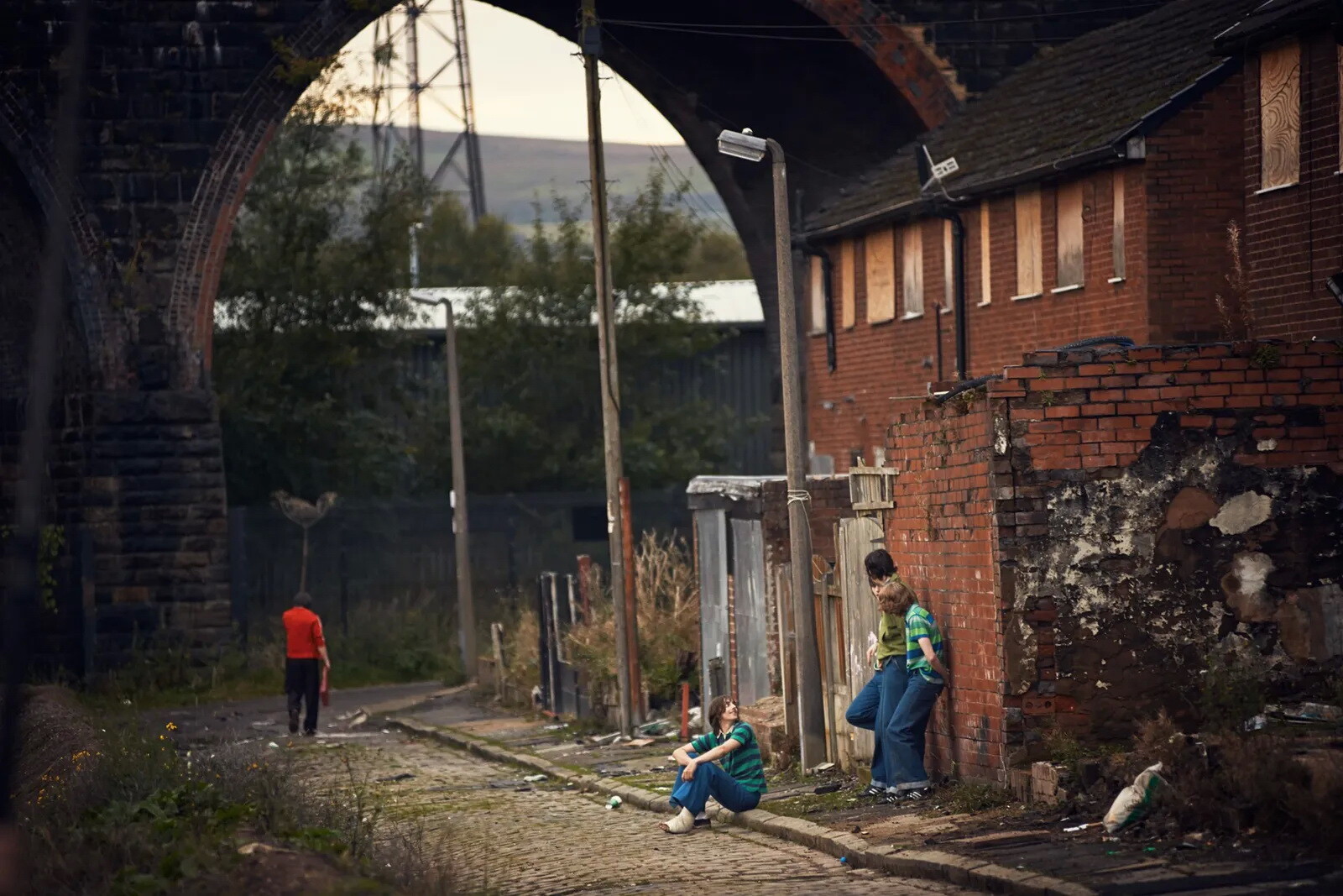 Кадры со съёмок фильма Northern Soul. Фотограф Элейн Константин