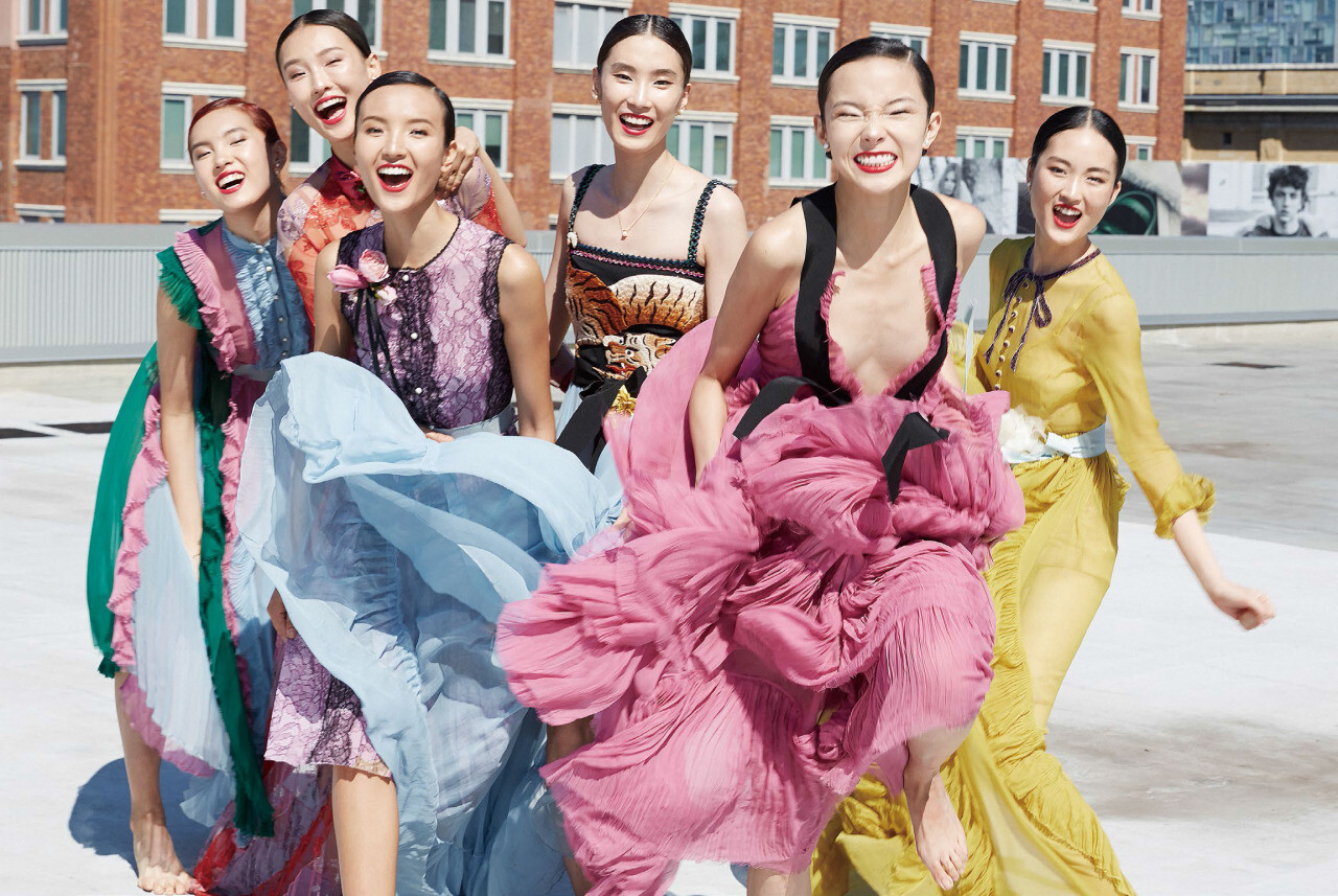 Для Vogue Китай. Фотограф Элейн Константин