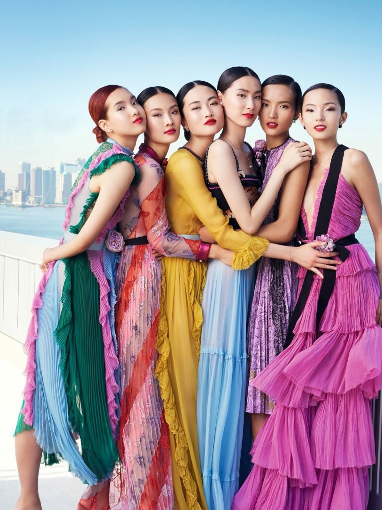 Для Vogue Китай. Фотограф Элейн Константин