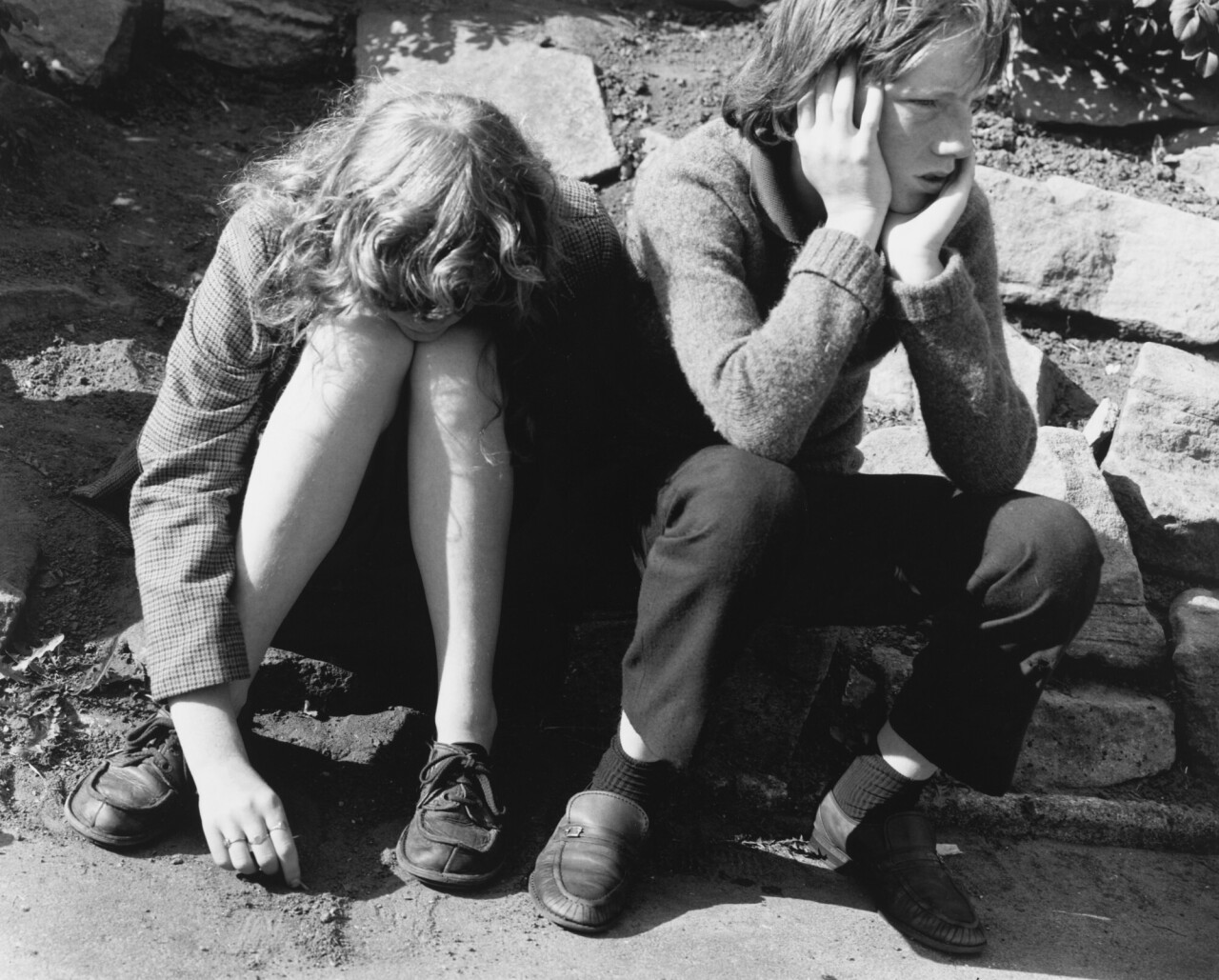 Брат и сестра, Тайнсайд, 1981 год. Фотограф Крис Киллип