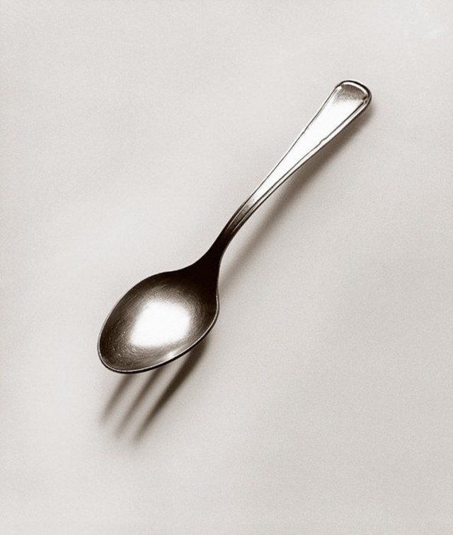Spoon fork.  Posted by Chema Madoz