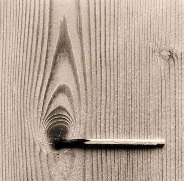Match.  Posted by Chema Madoz