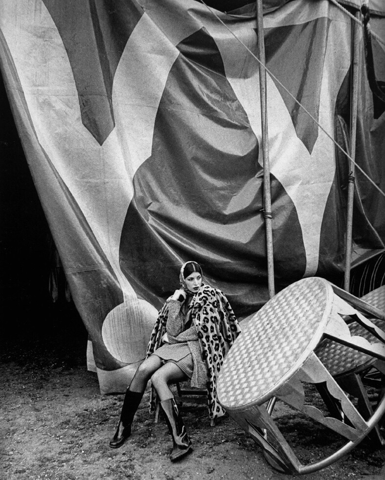 Мария Морено в цирке Florilegio, 1996 год. Фотограф Барт ван Леувен