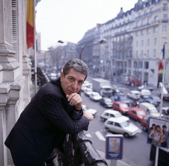 Леонард Коэн, Париж, 1988 год. Фотограф Жан Клод Дойч