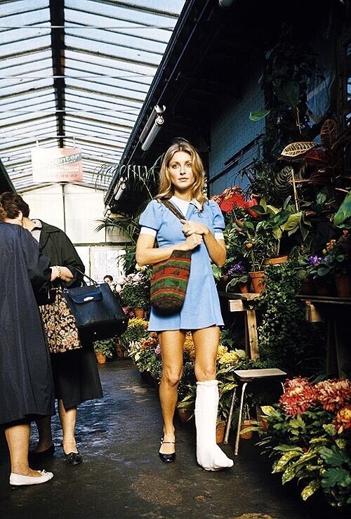 Шэрон Тейт, парижская съёмка, 1968 год. Фотограф Жан Клод Дойч