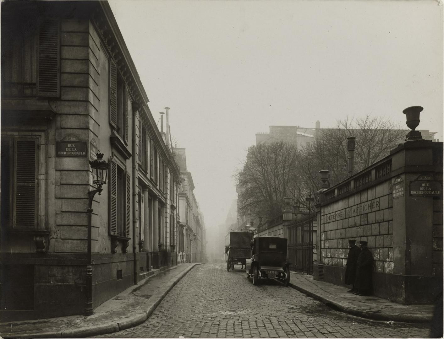 Улица, Париж, 1919. Автор Лансио Шарль Жозеф Антуан