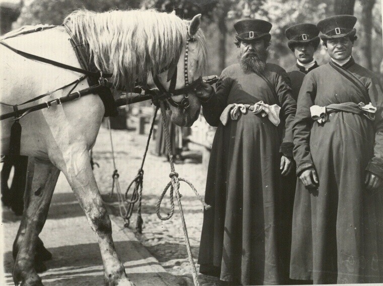 Извозчики, 1899 год. Фотограф неизвестен