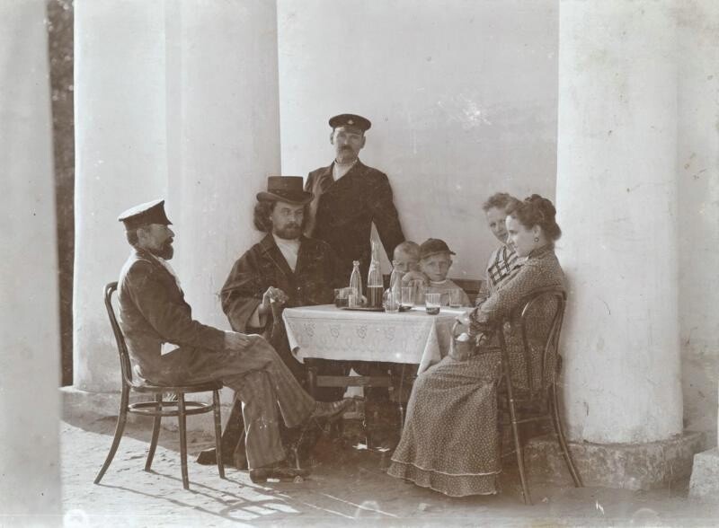 Беседка Миловидова, 1900-1903 год. Фотограф Павел Левинский