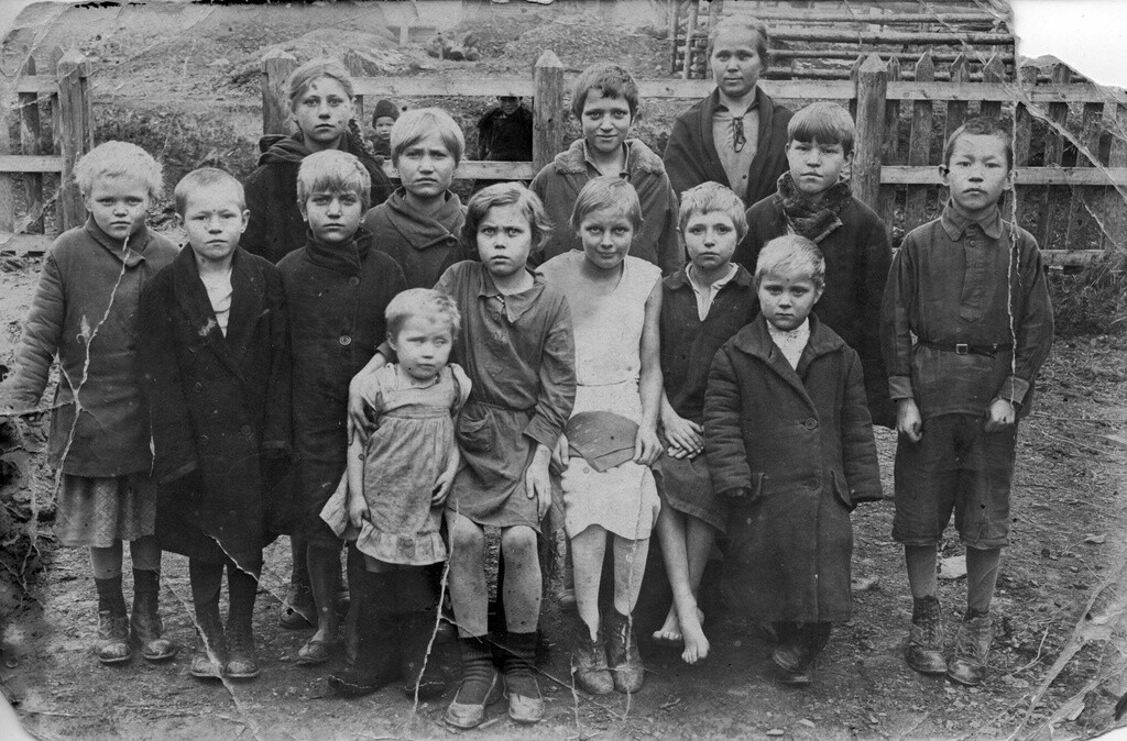 Детдомовцы, 1933 год. Фотограф неизвестен