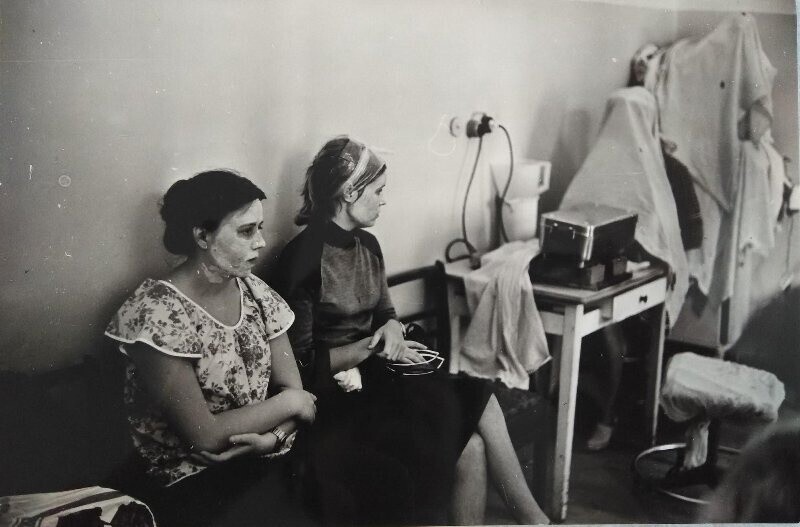 Парикмахерская, женский зал, 1982 год. Фотограф Владимир Соколаев