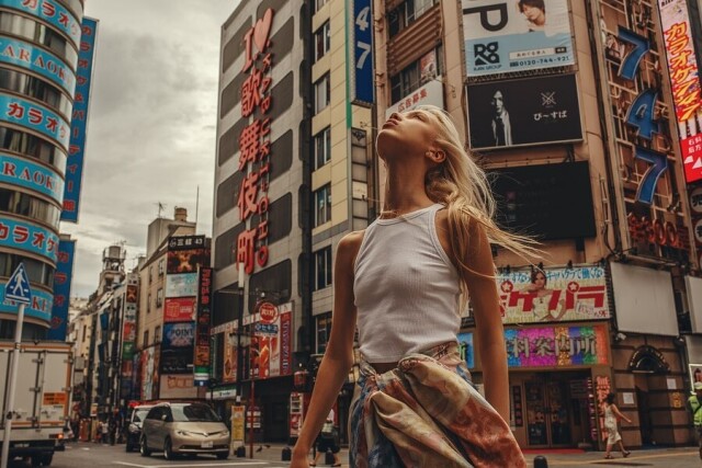 Саша в Токио, 2019 год. Фотограф Алессио Альби
