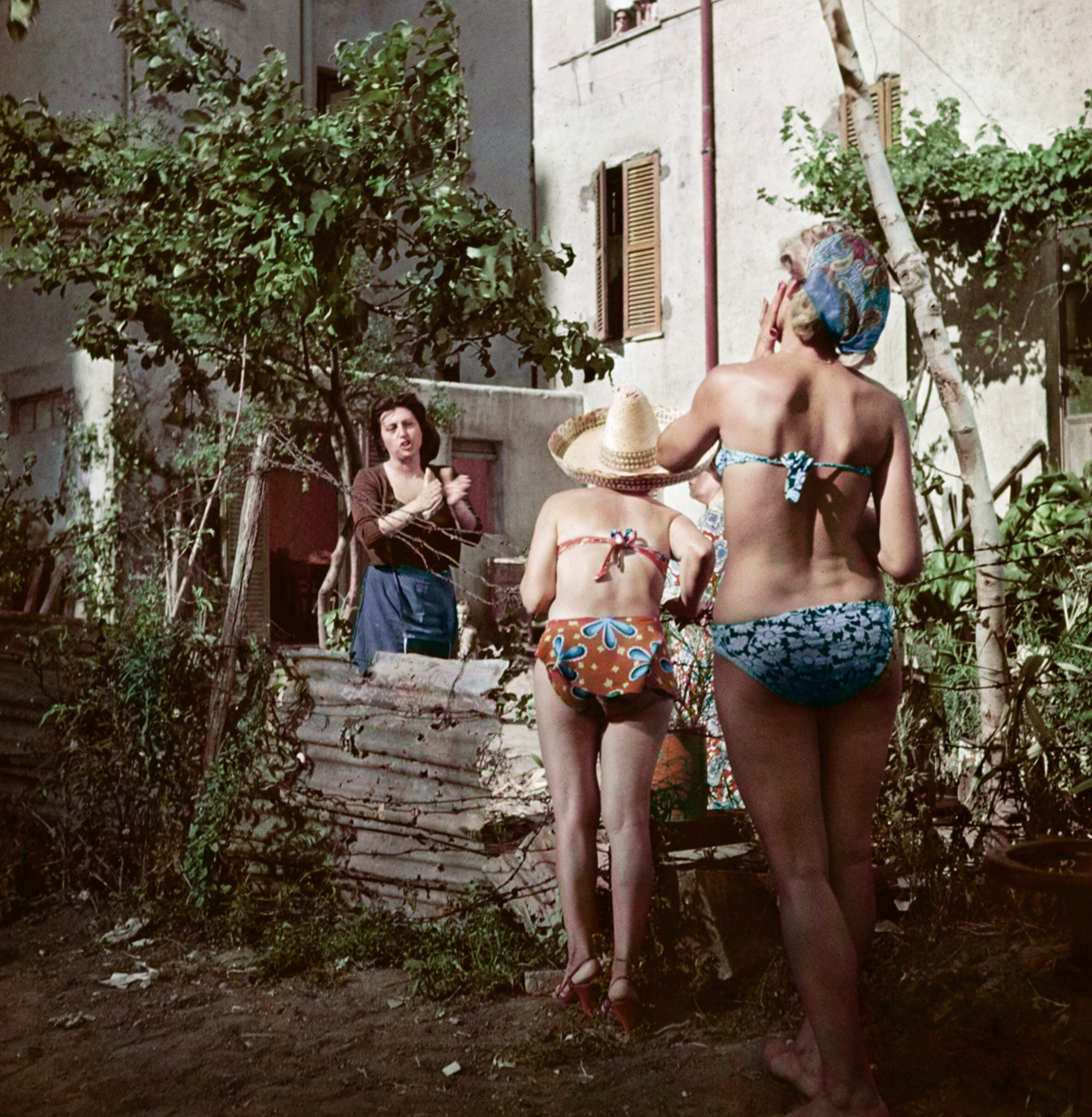 Анна Маньяни на съемках Bellissima, Рим, 1951 год. Фотограф Роберт Капа