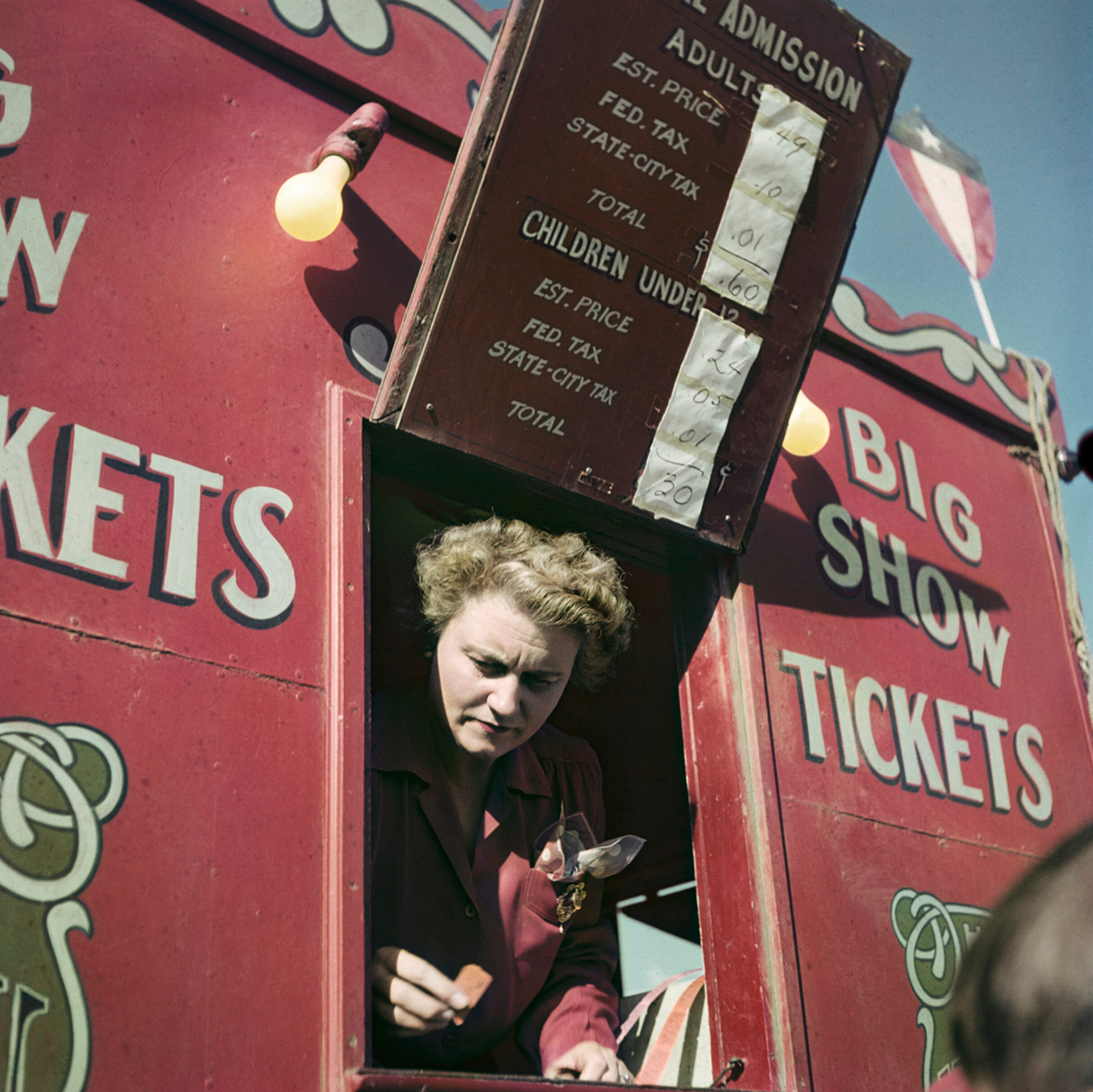 Семейный цирк Рамбо, Индиана, 1949 год. Фотограф Роберт Капа