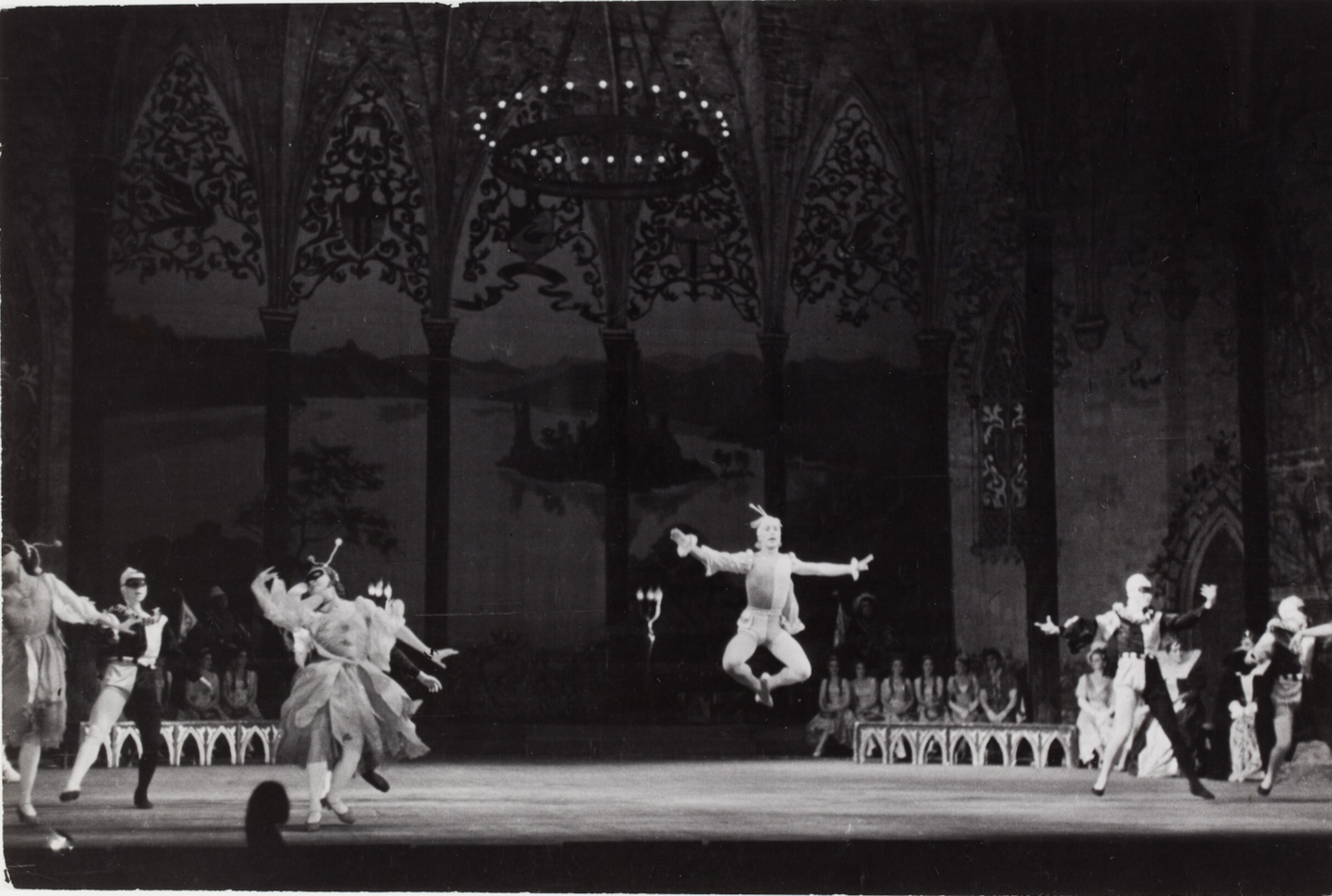 Балет Лебединое озеро в Большом театре, Москва, 1947 год. Фотограф Роберт Капа