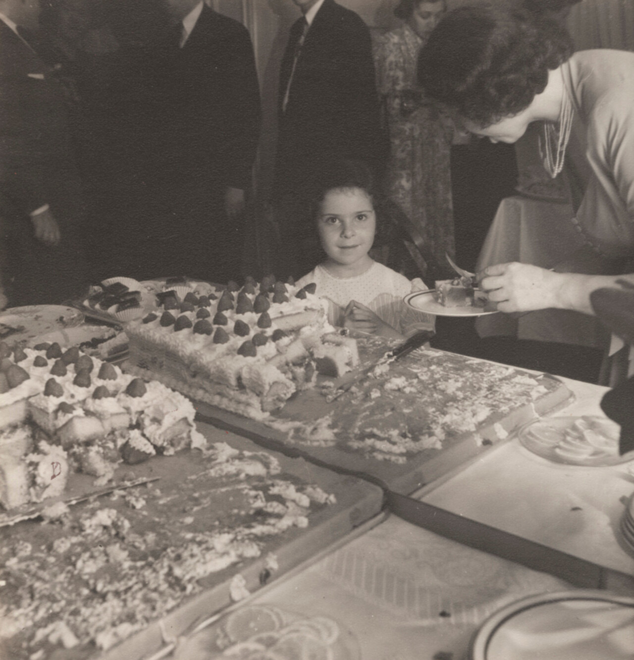 Бар-мицва Майкла Шпигеля, Квинс, 1948 г. Фотограф Роман Вишняк