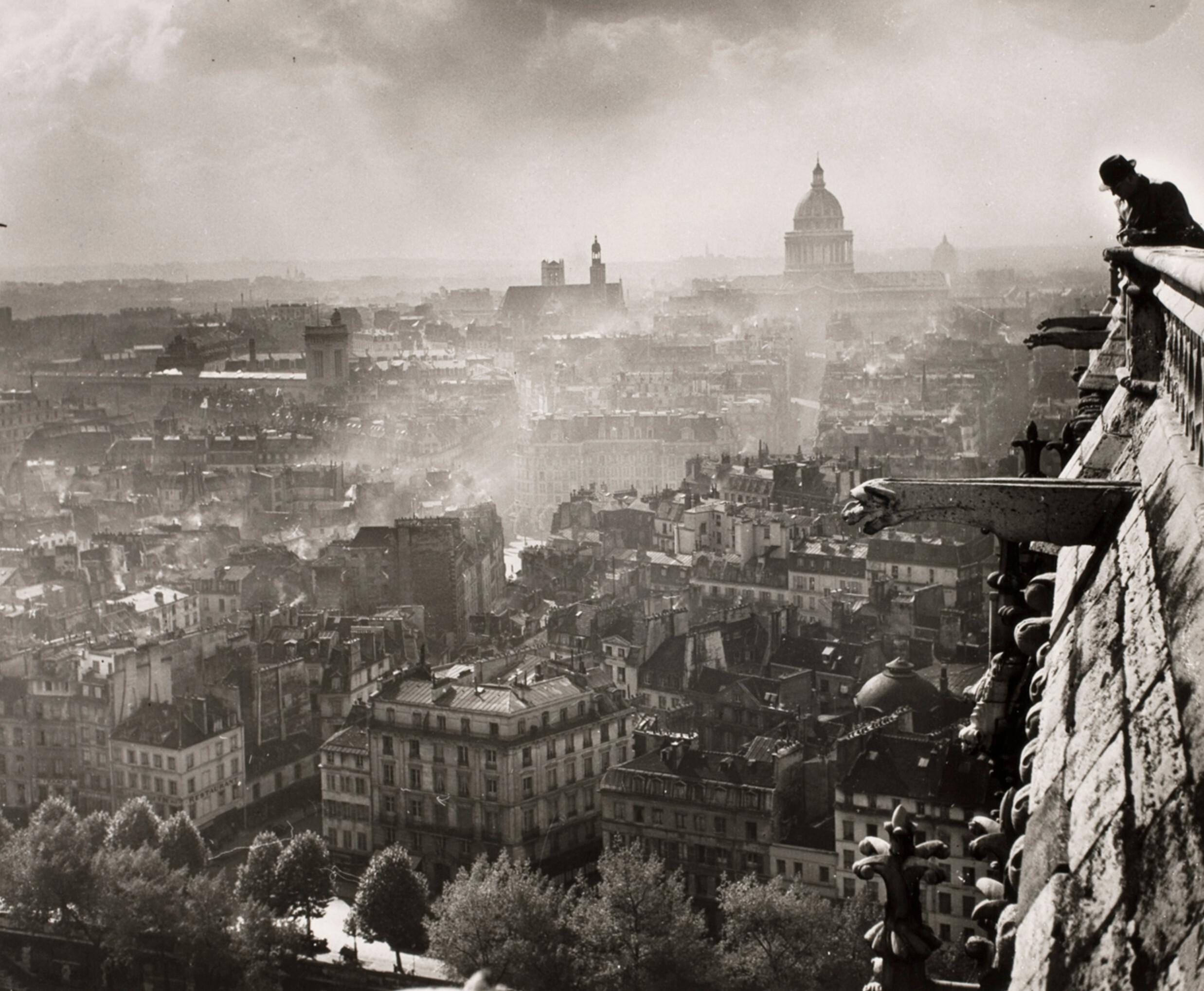 Собор Парижской Богоматери, 1939 г. Фотограф Роман Вишняк