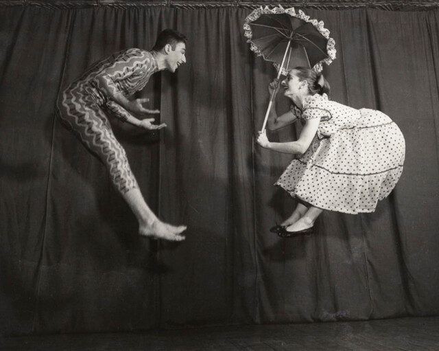Танцоры Эмили Франкель и Марк Райдер, Нью-Йорк, начало 1950-х годов. Фотограф Роман Вишняк