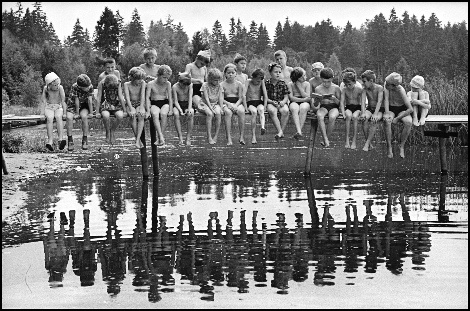 Пионерский лагерь, 1975 год. Фотограф Владимир Богданов