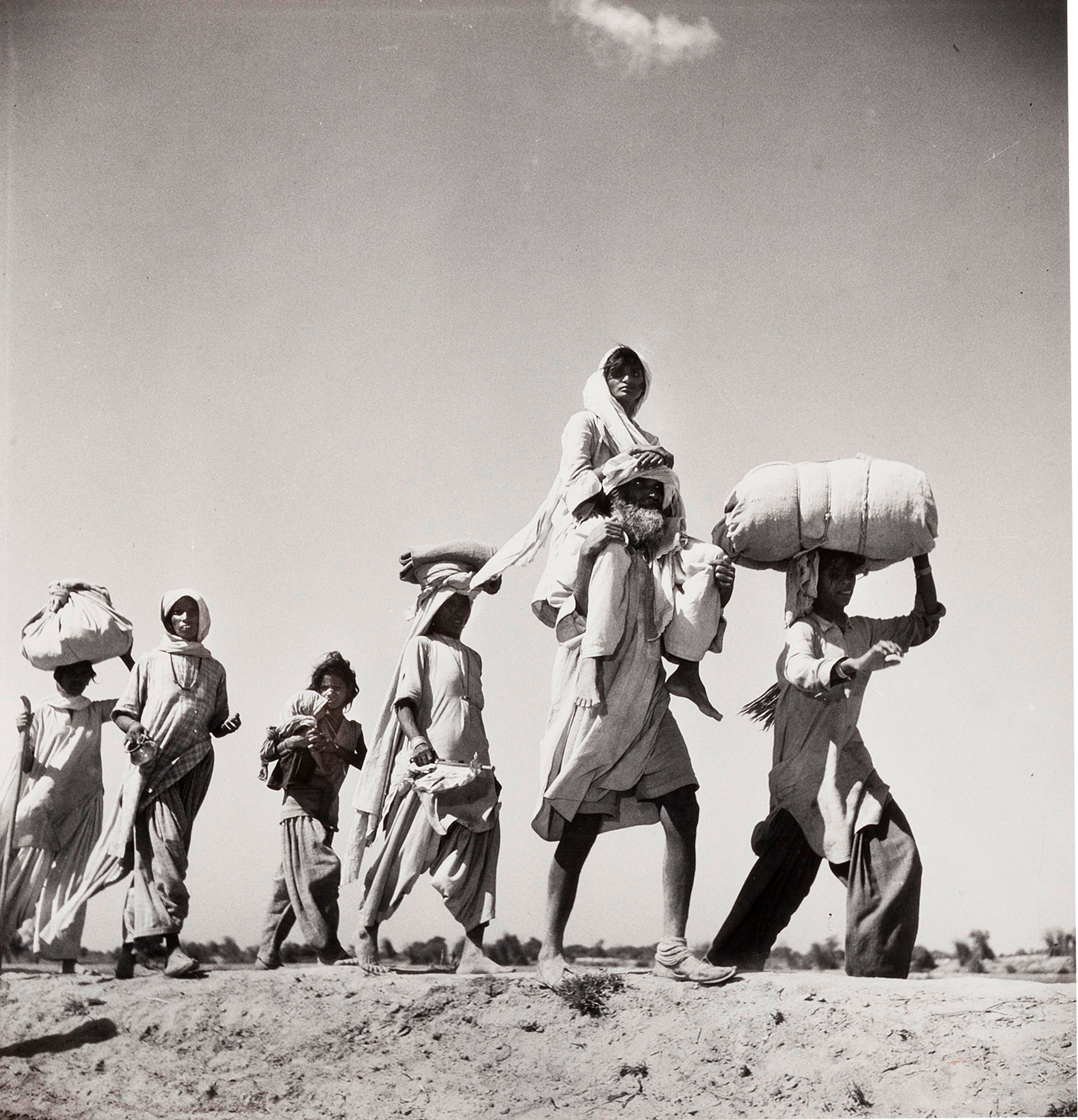 Великое переселение народов, Пакистан, 1947 год.  Фотограф Маргарет Бурк-Уайт