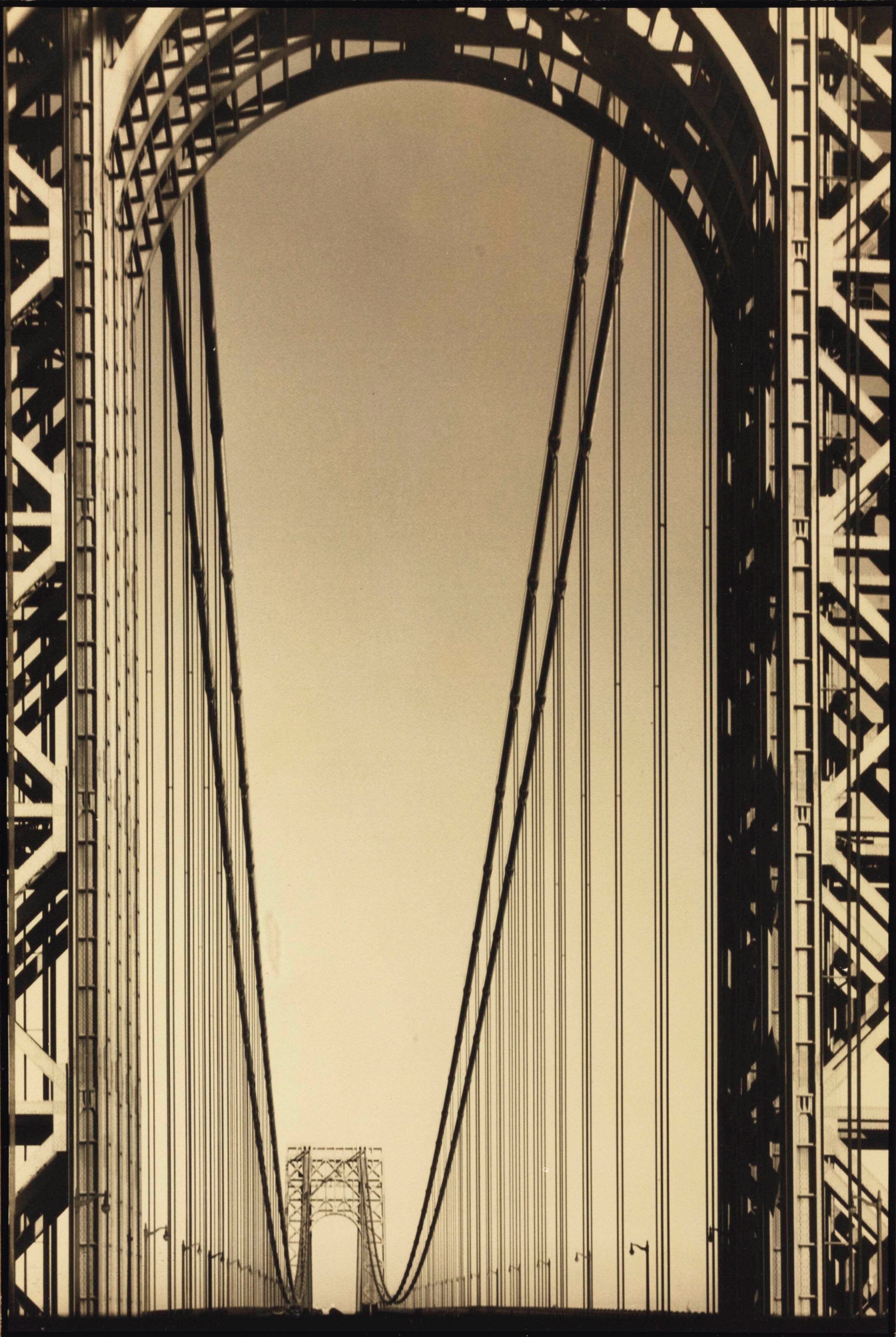 Мост Джорджа Вашингтона, 1933 год.  Фотограф Маргарет Бурк-Уайт