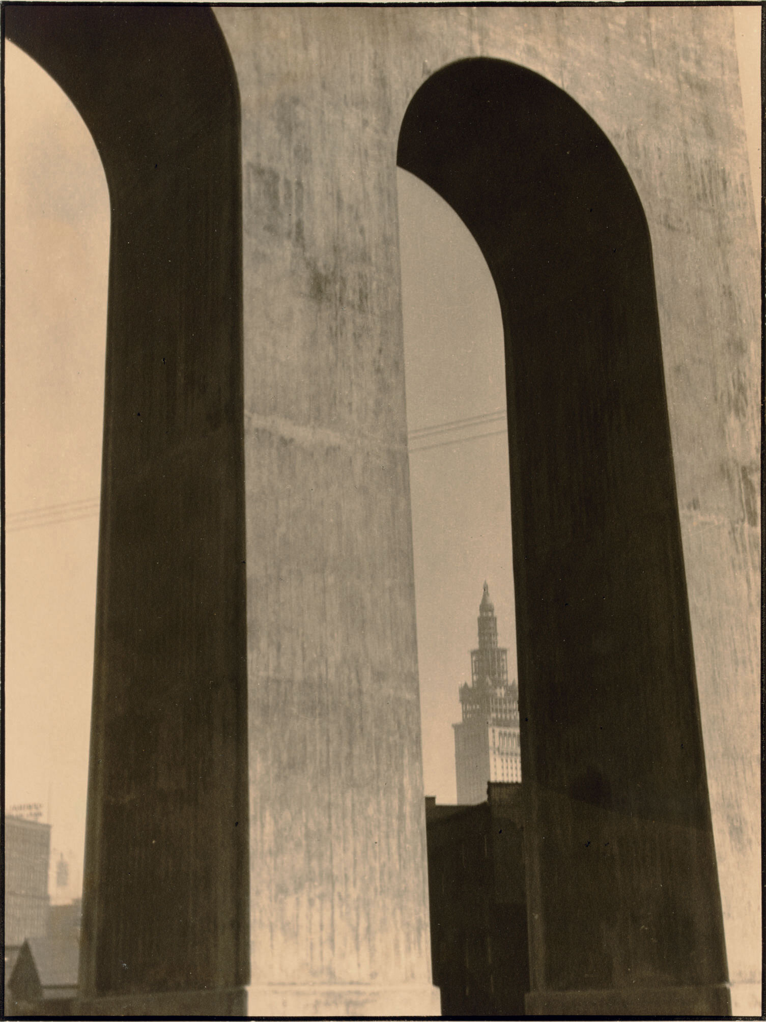 Терминальная башня, Кливленд, Огайо, 1928 год.  Фотограф Маргарет Бурк-Уайт
