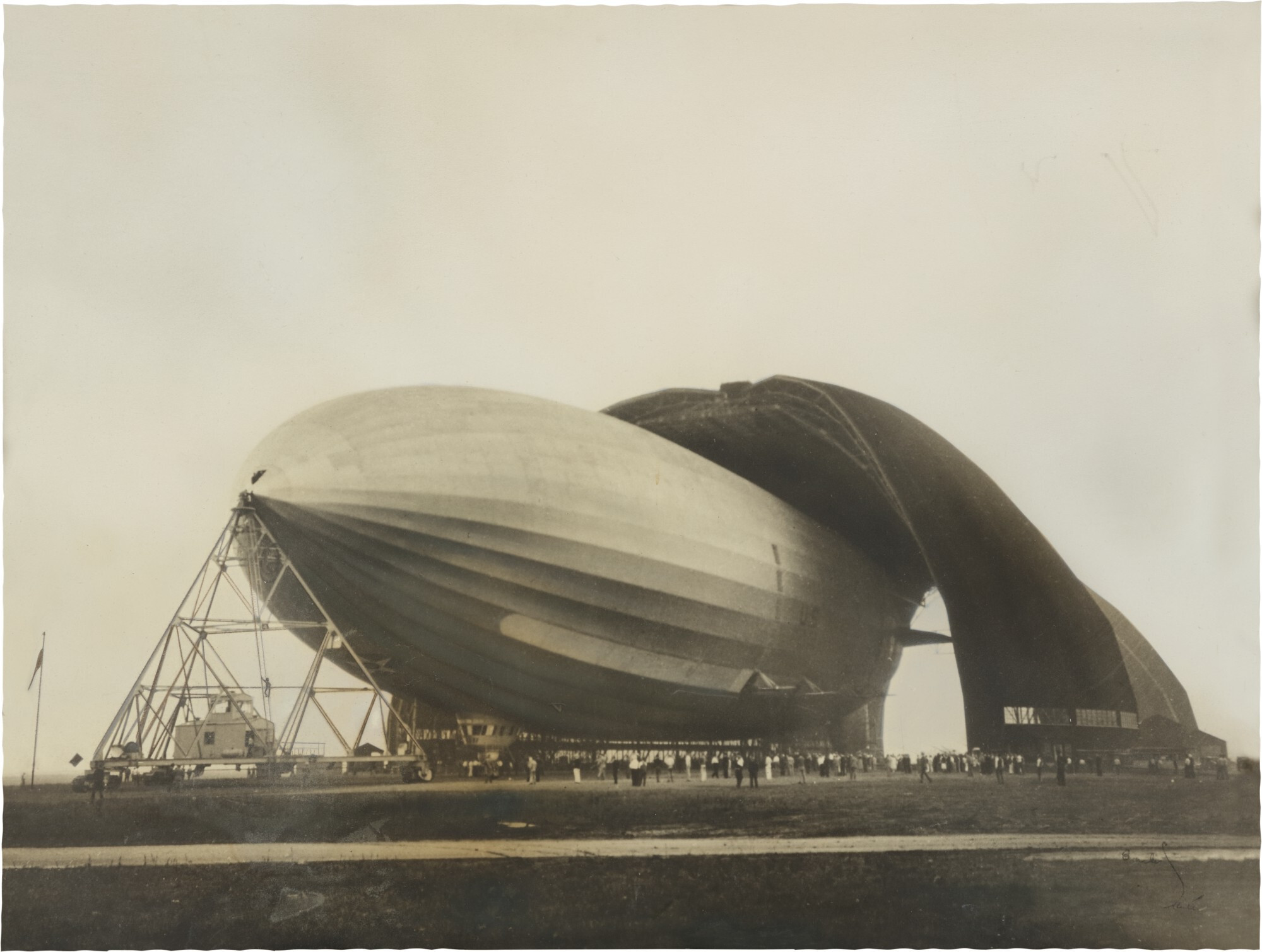 Goodyear Zeppelin, 1931 год.  Фотограф Маргарет Бурк-Уайт