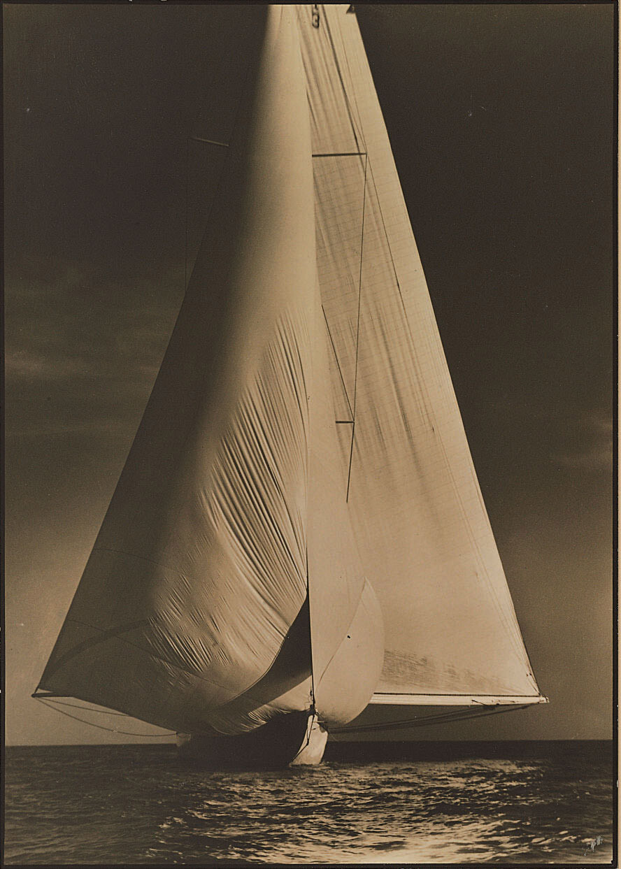 Вэнити, международные яхтенные гонки, 1934 год.  Фотограф Маргарет Бурк-Уайт