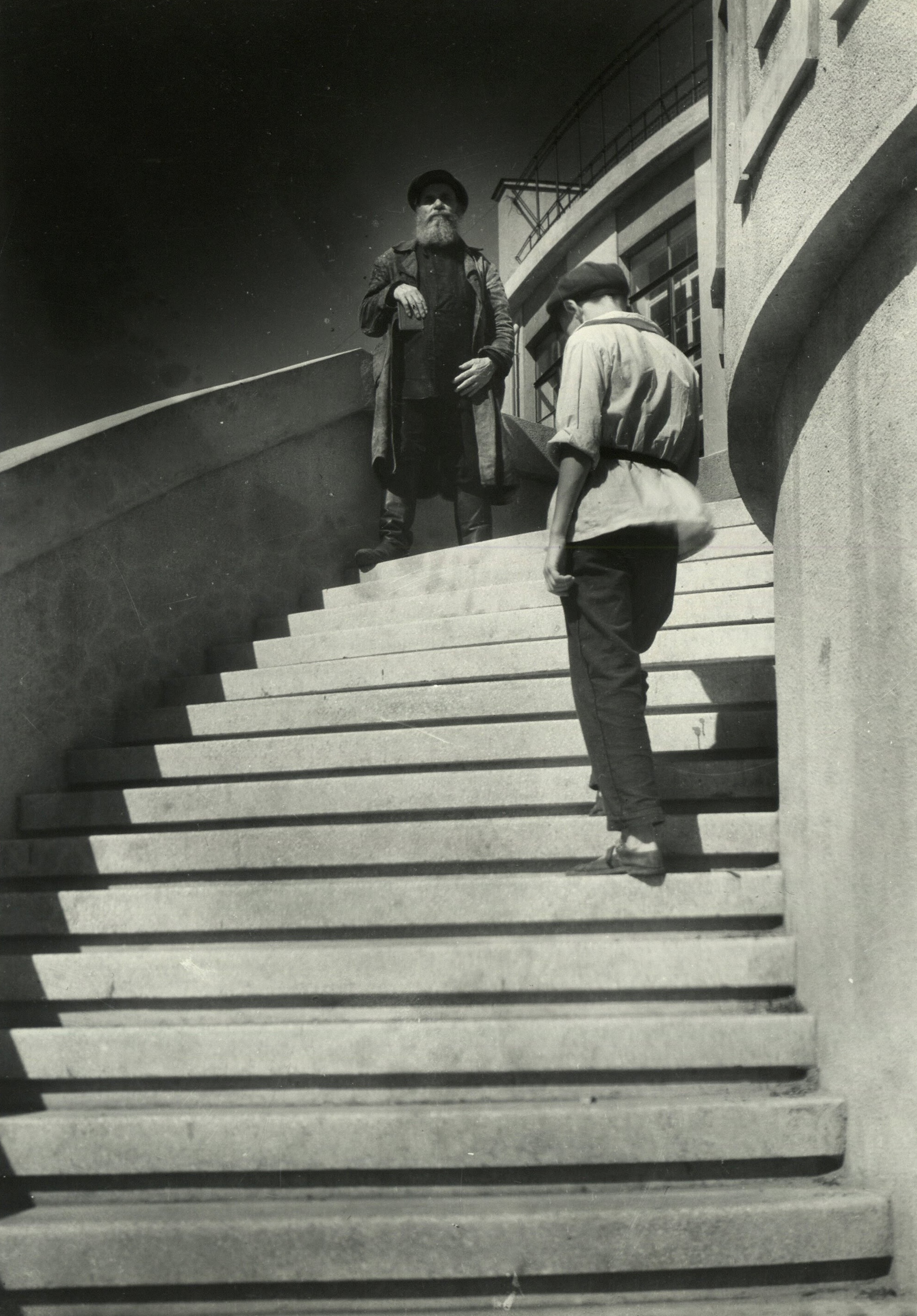 Лестница, Москва, 1931 год. Фотограф Маргарет Бурк-Уайт