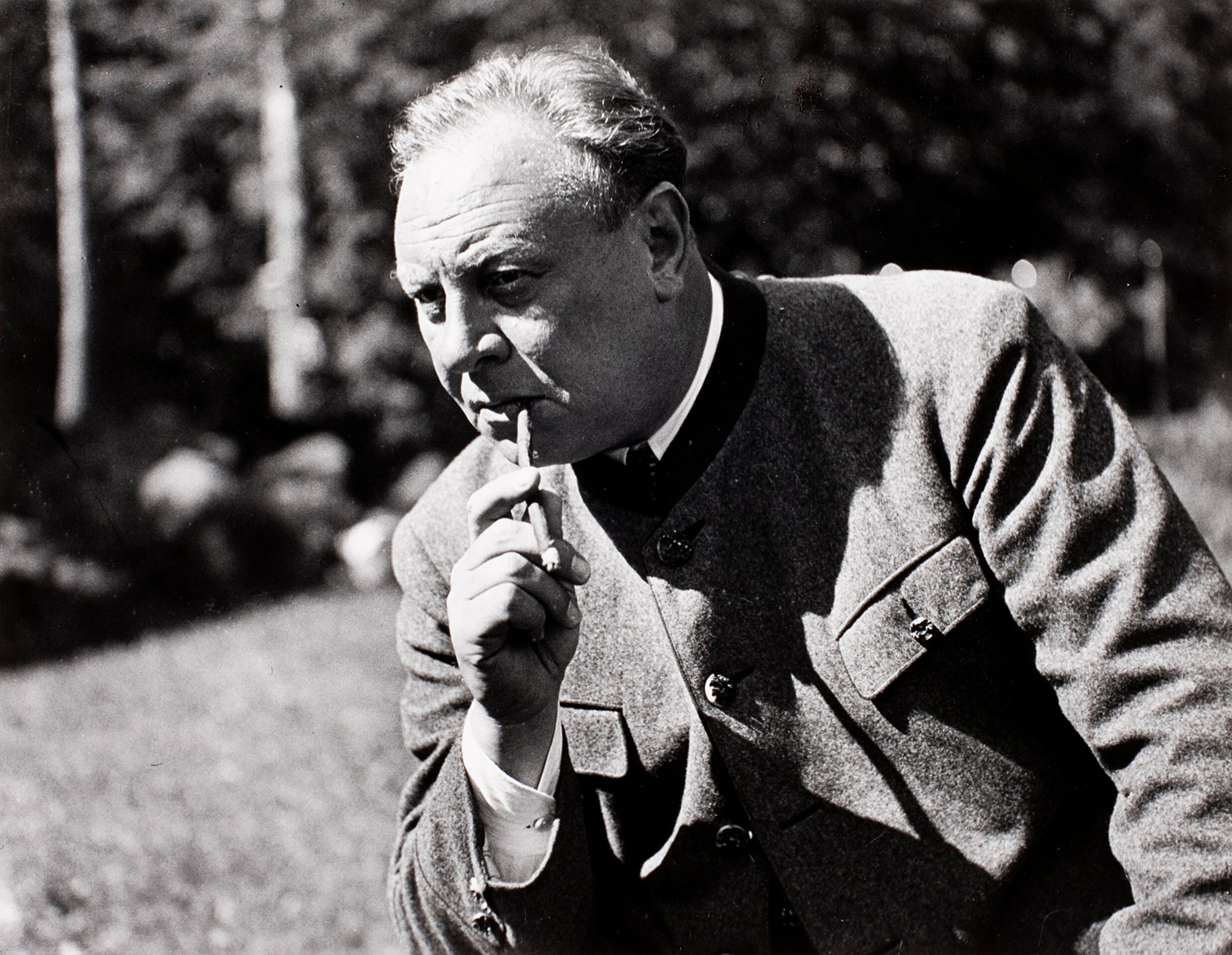 Актер Эмиль Яннингс, Вольфгангзее, Австрия, 1932 год. Фотограф Альфред Эйзенштадт