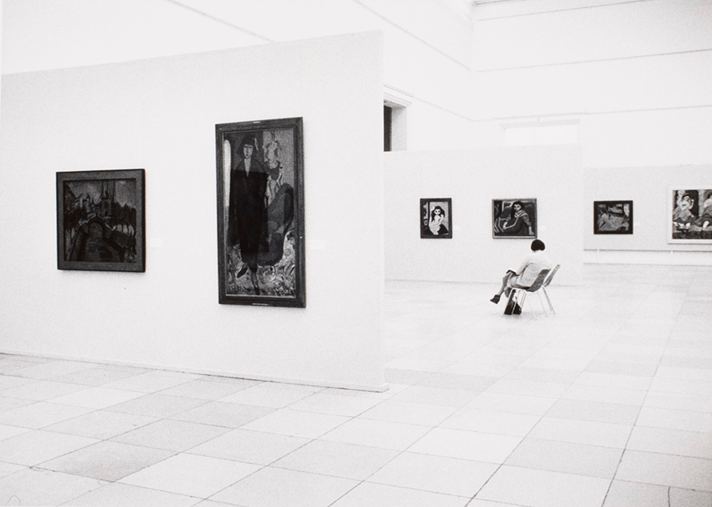Выставка Эрнста Людвига Кирхнера Haus der Kunst, Мюнхен, 1980 год. Фотограф Альфред Эйзенштадт